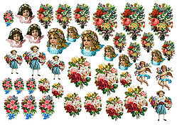 жести та троянди Вафельна картинка 