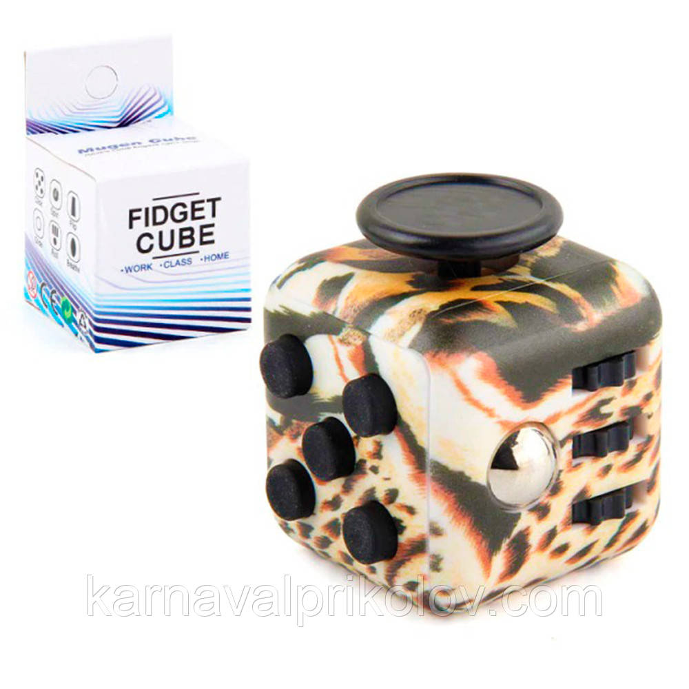 Кубик антистрес Fidget Cube леопардовий