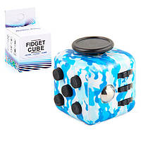 Кубик антистрес Fidget Cube мілітарі (блакитний)