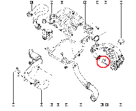 Renault (Original) 7701071286 — Ущільнене кільце подавання повітря до тубини на Рено Тафік II M9R 2.0dci, фото 3