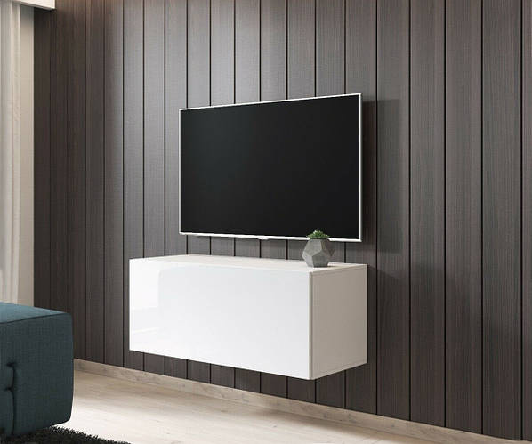 Купить Подвесная тумба под телевизор с полками «VIVO» ММ современная ...