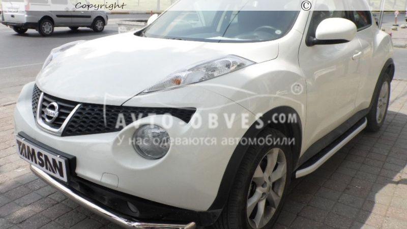 Одинарная дуга Nissan Juke 2014-2019, - тип: д:70мм - фото 3 - id-p570774878