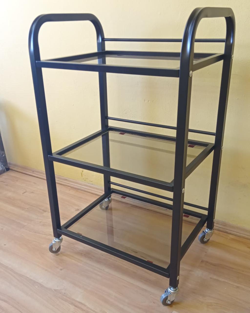 Візок косметологічний/маніпуляційний на 3 полиці. Етажерка косметологічна. Стіл для косметолога, фото 1