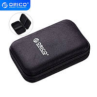 Жесткий футляр Orico черный для 2.5" HDD SSD жесткого диска органайзер сумочка сумка бокс кофр пенал чехол
