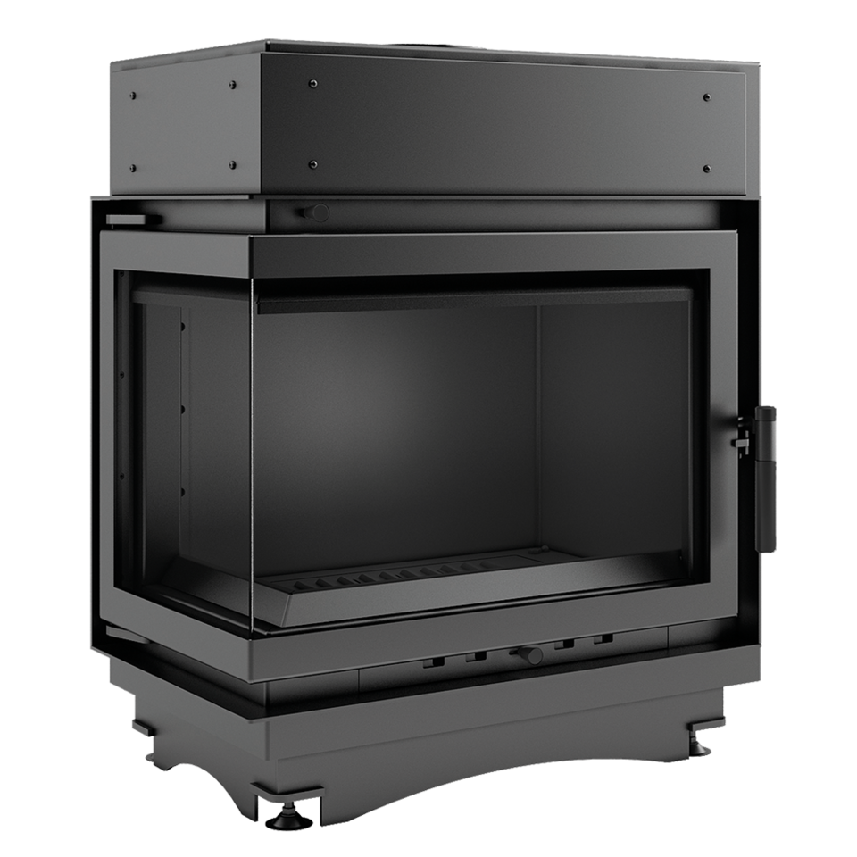 Камінна топка з водяним контуром Kratki MAJA PW 12 ліва BS (8,0 кВт)