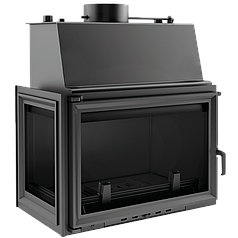 Камінна топка з водяним контуром Kratki ZUZIA PW 19 ліва (19,0 кВт)