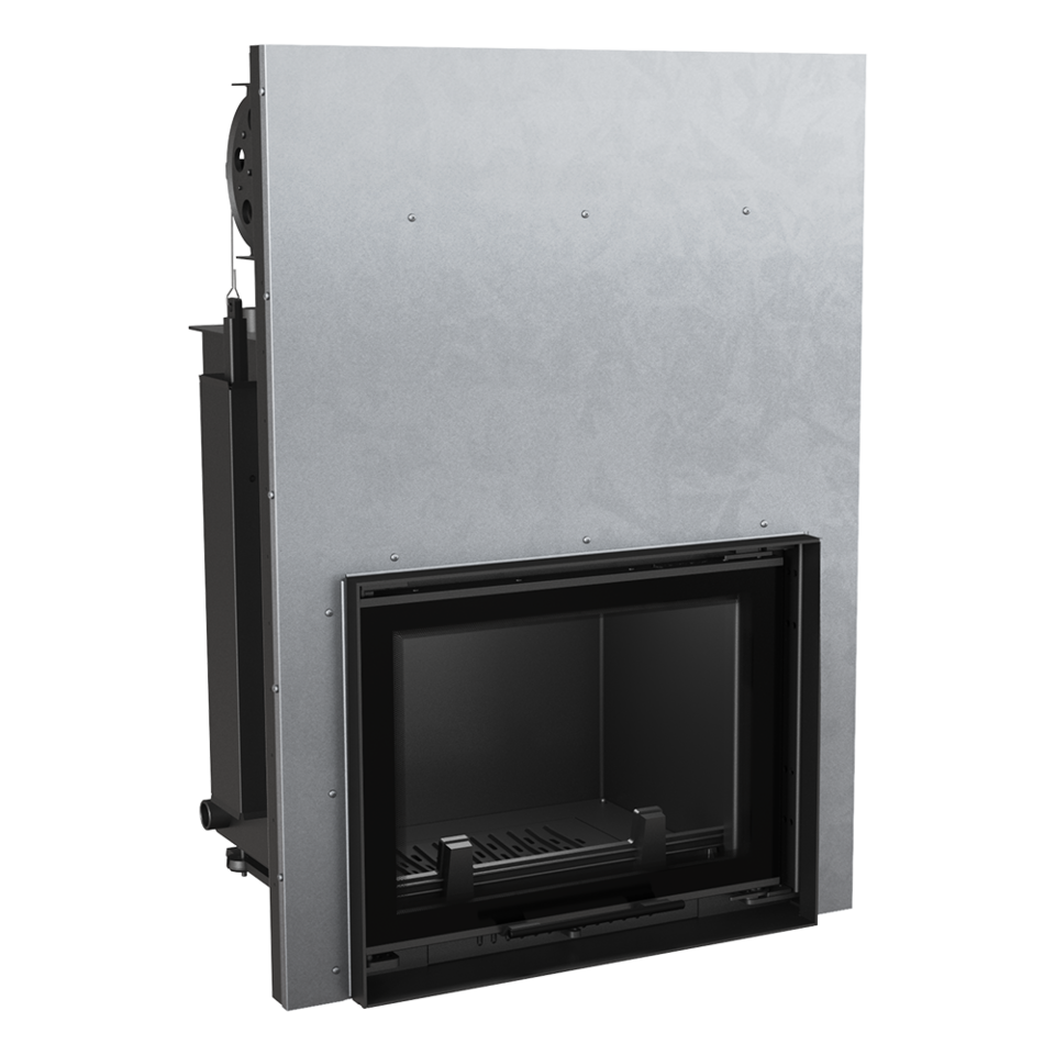 Камінна топка з водяним контуром Kratki ZUZIA PW 19 гільйотина (19,0 кВт)