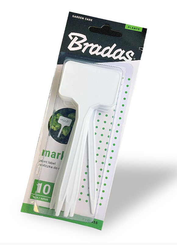 Маркер табличка для рослин, 15x5,5 см, 10 шт., TYE1555, фото 1