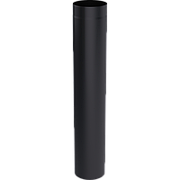 Чорна димохідна труба 200 мм Сталеві димохідні труби Stahl System Димоходи з чорного металу 100 см