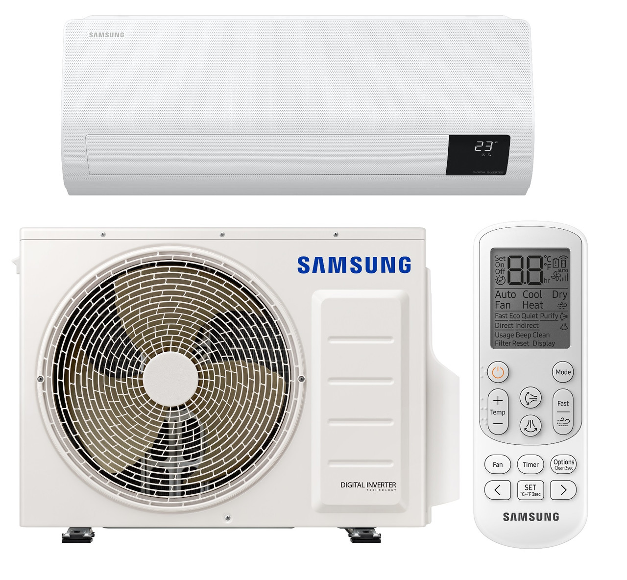 Кондиціонер Samsung AR09ASHCBWKNER серії Airice Wind Free