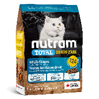 T24_NUTRAM TOTAL GF Salmon & Trout Cat Корм беззерновой для взрослых котов с лососем и форелью 20 кг