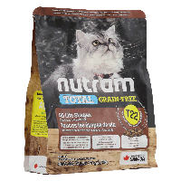 T22_NUTRAM TOTAL GF Turkey & Chiken Cat Корм беззерновой для взрослых котов с курицей и индейкой 0.340 кг