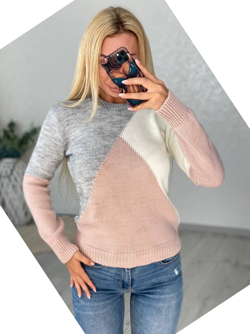 Купити ошатний жіночий светр, жіночий джемпер, розмір 42-46