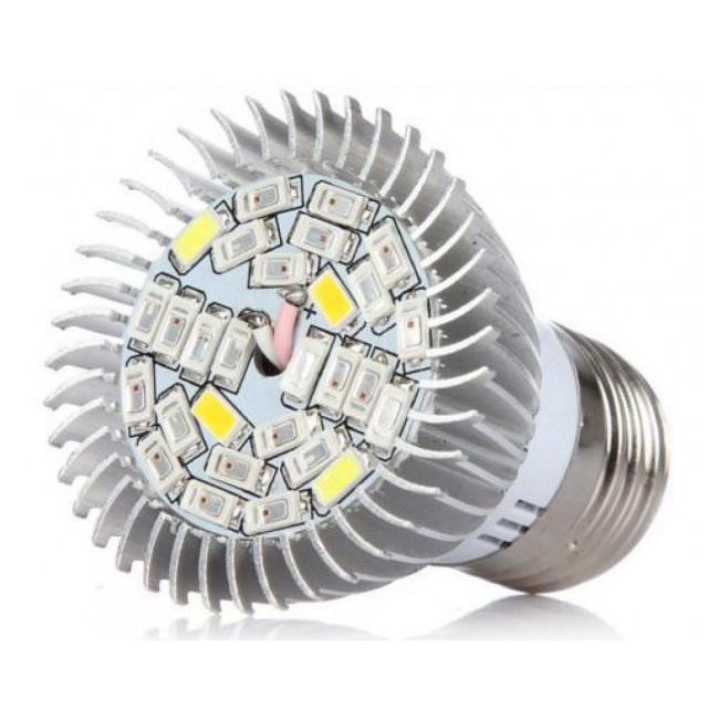 Фітолампа для рослин E27, 28 LED, 8 Вт (N015715)