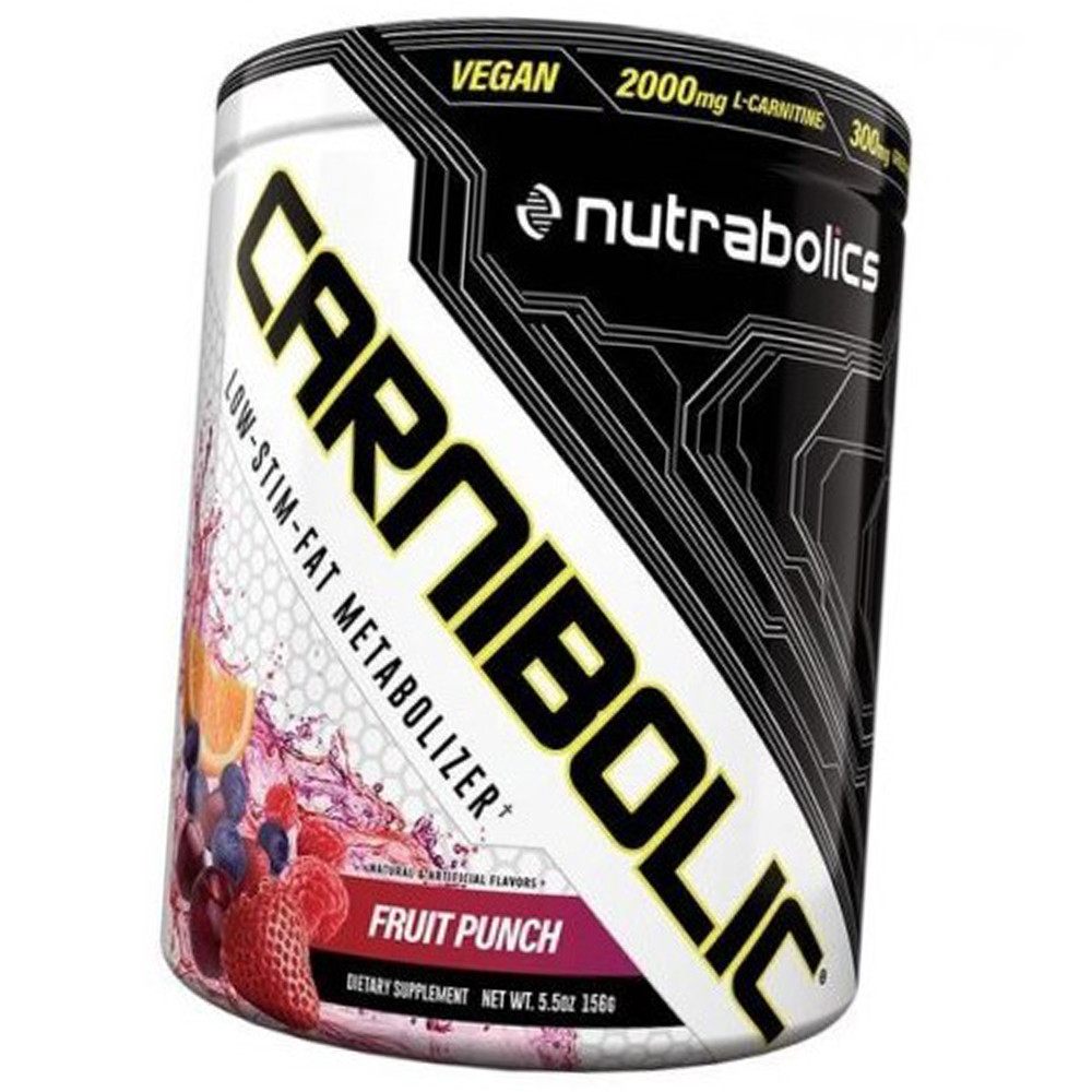 Л-карнітин NutraBolics Carnibolic 150 г L-carnitine Кращий жіроспалювач для жінок і чоловіків
