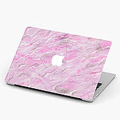 Чохол пластиковий для Apple MacBook Pro / Air Розовий мармур (Pink Marble) макбук про case hard cover