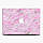 Чохол пластиковий для Apple MacBook Pro / Air Розовий мармур (Pink Marble) макбук про case hard cover, фото 4