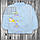 Бавовняна кофточка р 56 0-1 місяць в пологовий будинок з нецарапками зовнішні шви для новонароджених КУЛІР, фото 3