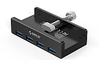 ORICO MH4PU USB3.0 концентратор USB hub розгалужувач чорний