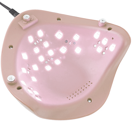 Ультрафіолетова LED лампа Lilly Beaute SUN5X 48 Вт для сушки гель-лаку та гелю, шампань, фото 3