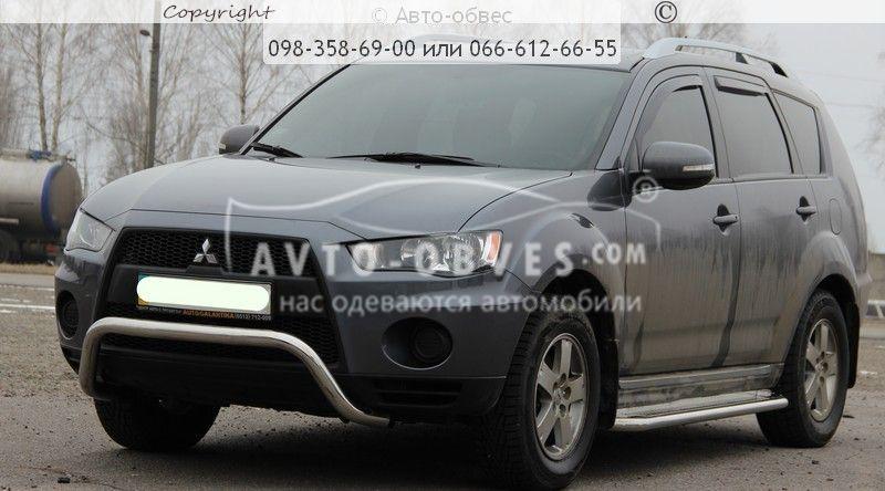 Кенгурятник Mitsubishi Outlander XL 2010-2012 - тип: П образная дуга - фото 3 - id-p68934224