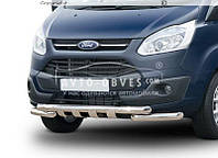 Защита бампера Ford Custom 2013-2020, под заказ 5-7 д - тип: модельный