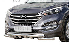 Захист бампера Hyundai Tucson 2015-2019 - тип: модельний