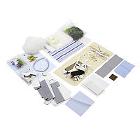 Ляльковий будинок конструктор DIY Cute Room A-066-B Вілла з басейном. Шикарний дизайнерський проект, фото 4