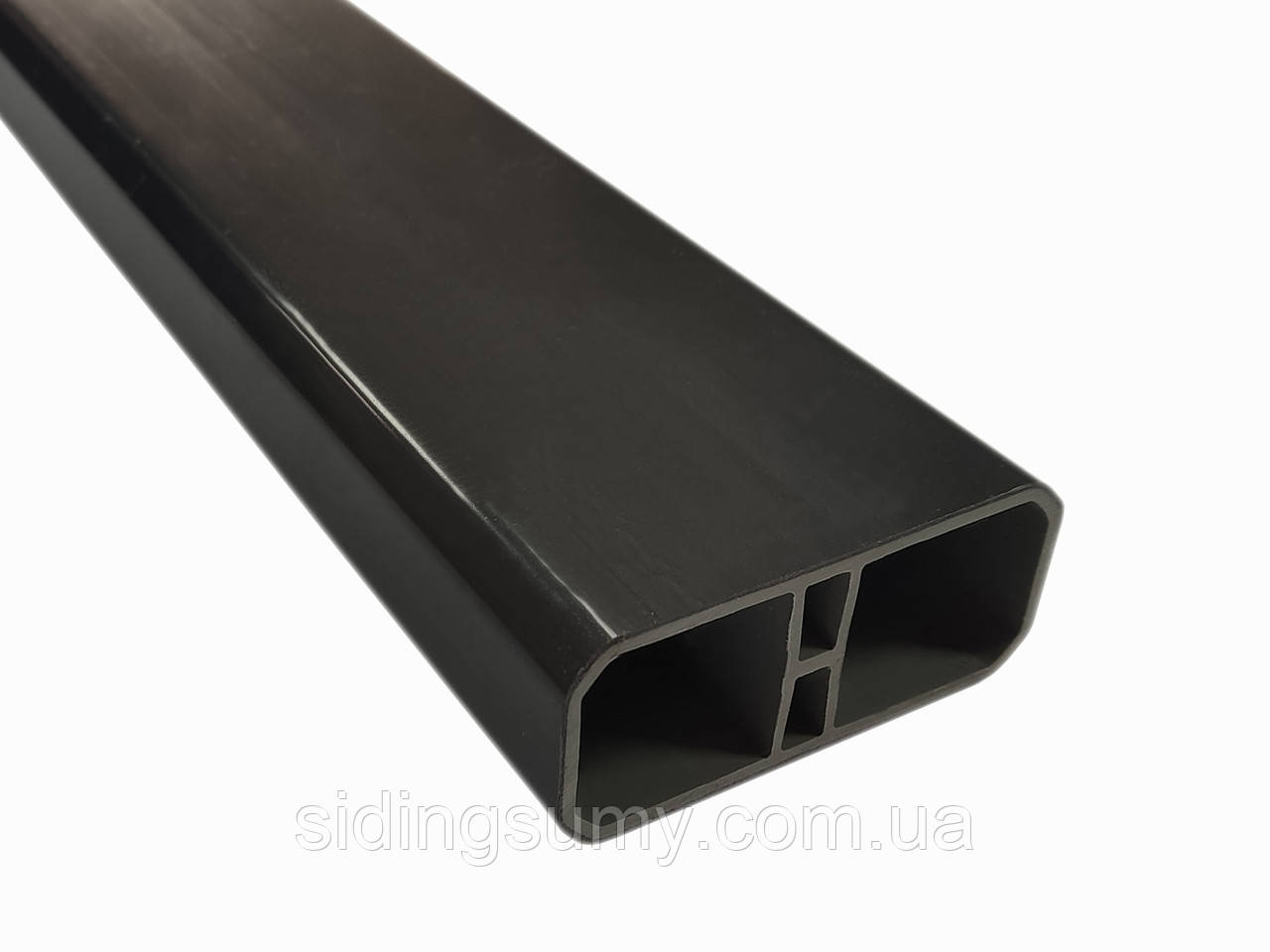 Профіль пластиковий графітовий, фото 1