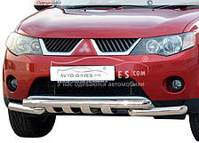 Захист бампера Mitsubishi Outlander XL 2007-2010 - тип: модельний