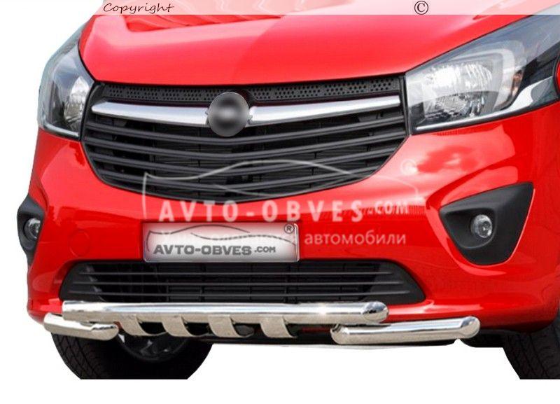 Захист бампера Opel Vivaro 2015-2019 - тип: модельний