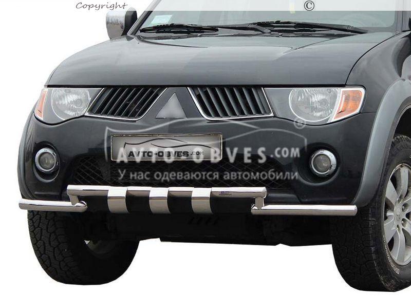 Защита бампера Mitsubishi Pajero Sport - тип: модельный, Ø:60*60мм - фото 1 - id-p517037868