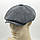 Чоловіча кепка восьмиклінка "Вельветова" сіра, фото 2