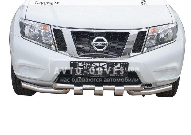 Захист бампера Nissan Terrano - тип: модельний