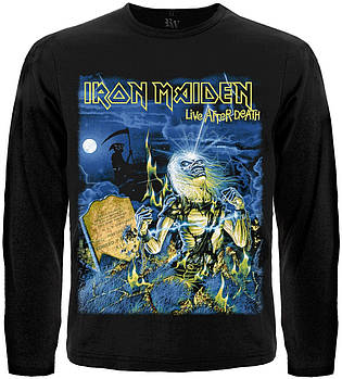 Футболка з довгим рукавом Iron Maiden "Live After Death", Розмір XL