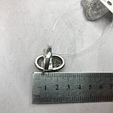 Волосиста кварц кільце з каменем кварц волосиста в сріблі розмір 18,3 регул-ся. Індія, фото 7