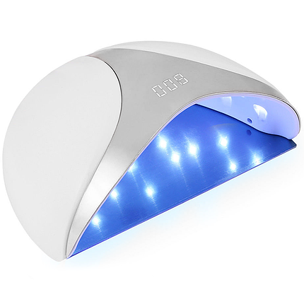 УФ лампа UV+LED Li-8S Lilly Beaute 36 Вт для сушіння гель-лаку, гелю Black Silver, фото 1