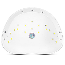 УФ лампа UV+LED Li-8S Lilly Beaute 36 Вт для сушіння гель-лаку, гелю Black Silver, фото 5