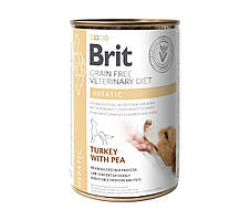 Brit VetDiets Dog Hepatic консерви для собак з захворюванням печінки 400г