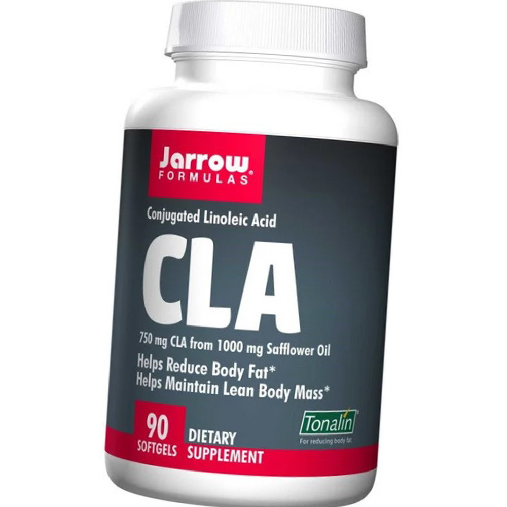 Кон'югована лінолева кислота Jarrow Formulas CLA 90 гел капс Жироспалювач для схуднення таблетки