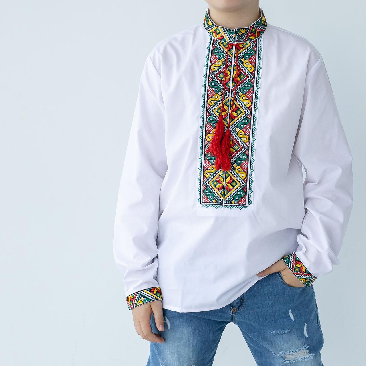 Вишиванка для хлопчика з кольоровою вишивкою Гармонія 146, фото 1