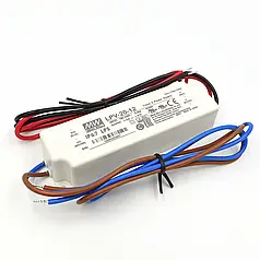 Блок живлення Mean Well 20W 12V 1.67A IP67 LPV-20-12