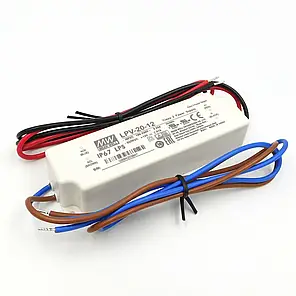 Блок живлення Mean Well 20W 12V 1.67A IP67 LPV-20-12, фото 2