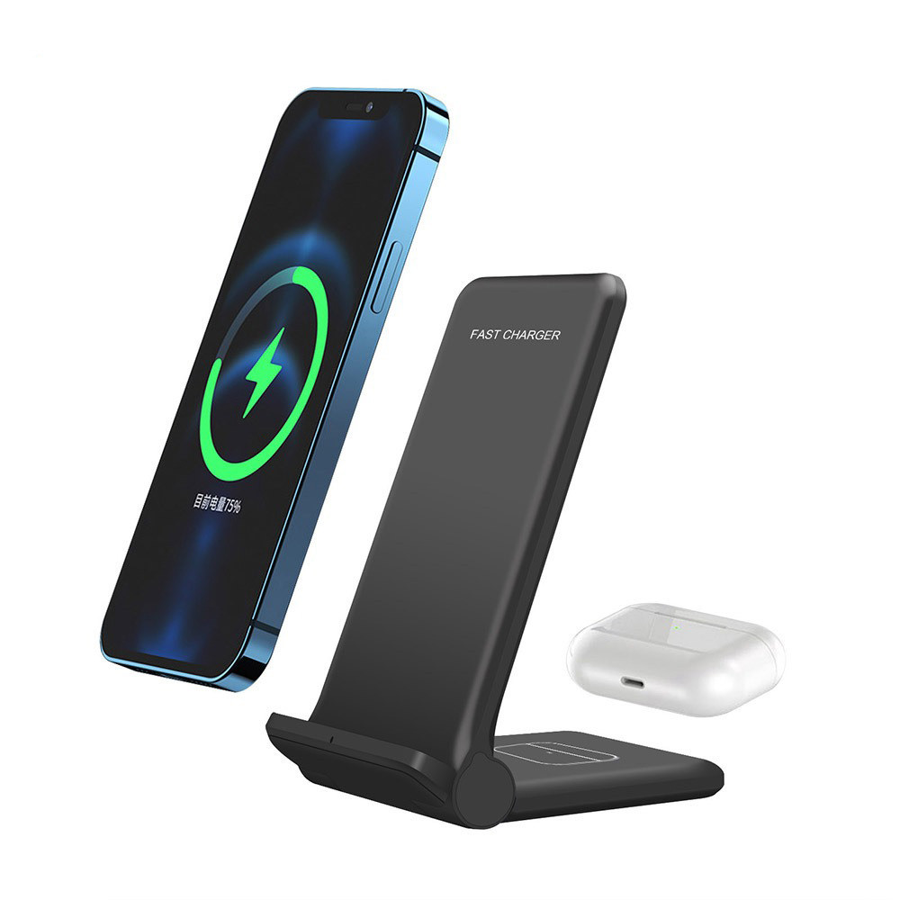 Швидке бездротове заряджання 20W+5W 2в1 для телефона та навушників Apple/Huawei/Xiaomi/SUMSUNG та ін. FDGAO B455