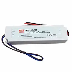 Блок живлення драйвер Mean Well 100W 72~143V 700mA LPC-100-700