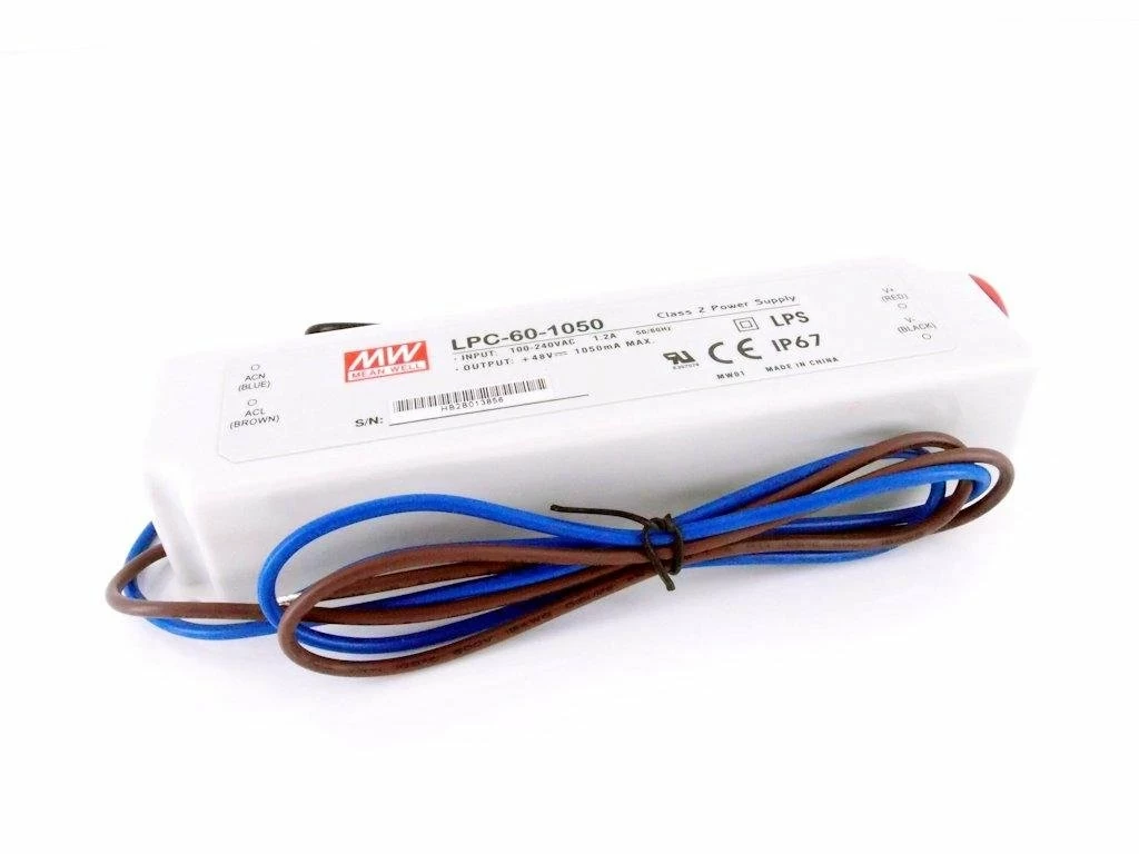 Блок живлення драйвер Mean Well 60W 9~48V 1050mA LPC-60-1050