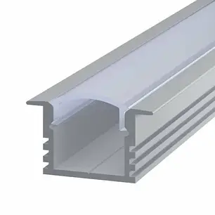 Набір Biom профіль алюм. врізний ЛПВ12 анод. + Розсіювач матовий LPV-12A+LM-U, фото 2