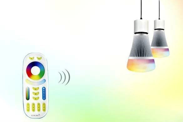 Пульт дистанційного керування Mi-Light RGB + CCT (2,4 ГГц, 4 зони) RL092