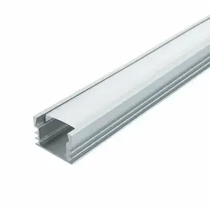 Набір Biom профіль накладний алюм. анод. LED ЛП12 + розсіювач матовий LP-12A+LM-U, фото 2