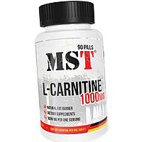 Л-карнітин MST L-Carnitine 1000 90 таб Жіроспалювач для схуднення таблетки